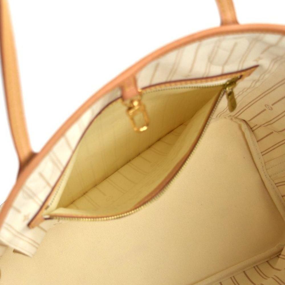 Tote Bag Damier Azur Neverfull MM Large Capacity Beige Ivory - Picture 14 of 14